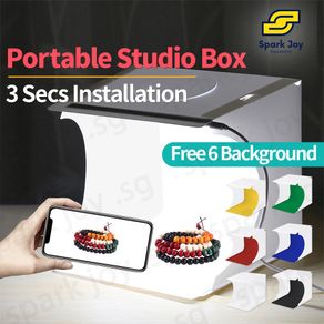 Mini Foldable Lightbox Photo Studio Photography Backdrop Portable