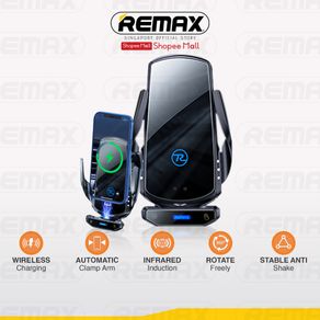 [Remax Energy] RM-C56 Wireless Magnetic with 360 Degree Automatic Clamping Rotary Design with Infrared Smart Sensing Sen