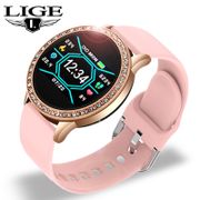 LIGE Fashion Sports Smart Watch Men Women Fitness tracker man Heart rate monitor Blood pressure function smartwatch For iPhone