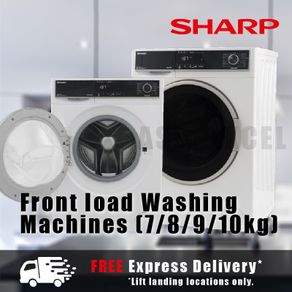 SHARP ES-HFH014AW3 10KG FRONT LOAD WASHING MACHINE