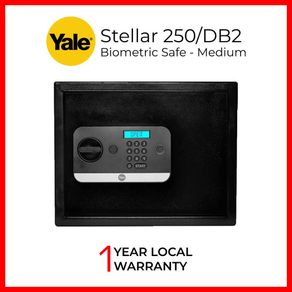 Yale Stellar 250/DB2 Biometric Safe Locker with Keypad - Medium