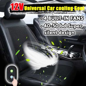 12V Cooling Car Seat Cushion Cover Air Ventilated Fan Conditioned