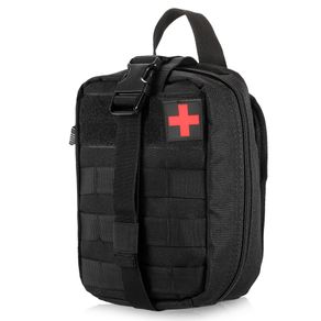 [Lixada SG Mall] Outdoor First Aid Kit Medicine MOLLE Pouch Survival Utility Bag Emergency Responder Medic Bag