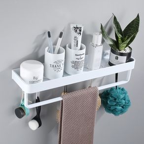 Bathroom Shelf Bath Shower Shelf Aluminum Black Bathroom Corner shelf Wall  Mounted Black Aluminum Kitchen Storage holder