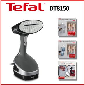 Tefal DT8150 garment handheld steamer iron Access Steam+ Clothes Steamer, 1600 W, Black and Silver