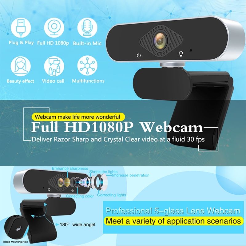 Webcam 1080p Full HD Webcam - Verbatim Singapore