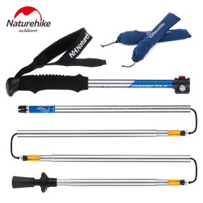 Naturehike Trekking Poles Ultralight 5 Sections Walking Stick Adjustable Telescopic Hiking Stick External Lock Poles