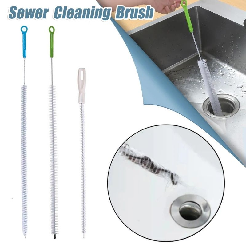 1pc/2pcs, Pipeline Dredging Brush, Sink Drain Overflow Cleaning Brush,  Household Sewer Hair Cleaner, Drain Clog Remover, Cleaning Tool, Drain Hair  Rem