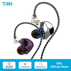 TRN ST1 1DD 1BA Hybrid In Ear Earphone HIFI DJ Monitor Running Sport Earphone Earplug Headset With QDC Cable TRN V90 BA5 VX MT1