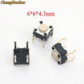 ChengHaoRan 1pcs Original Omron b3f-1000 touch switch microswitch mouse button 6 * 6 * 4.3mm