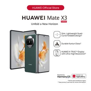 HUAWEI Mate X3 Smartphone | 12GB + 512GB | Slim Lightweight Quad-Curve Foldable Design | Durable Kunlun Glass | HUAWEI X-True Display with Ultra-High Resolution
