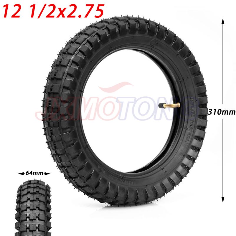 Good Quality 12 1/2 X 2.75 Tyre 12.5*2.75 Tire or Inner Tube for 49cc  Motorcycle Mini Dirt Bike MX350 MX400 Scooter