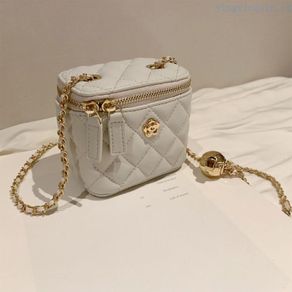 WomenBOX Bag 2022 Chain Fashion Single Shoulder Crossbody Mini Casual  Square Bucket Bags Rhombic Handbag