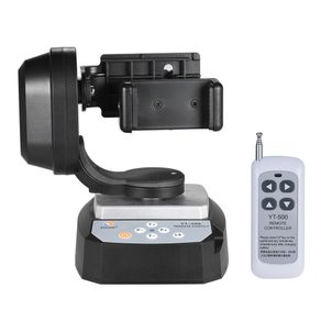 ZIFON YT-500 Remote Control Pan Tilt Auto Motorized Rotating Video Tripod Head Stabilizer for Smartphone Tripod Heads