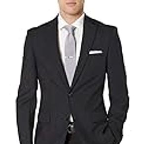 DKNY Men's All Wool Slim Fit Suit
