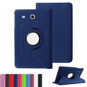 360 Rotating Bracket Flip Stand Leather PU Cover For Samsung Galaxy Tab E 9.6 inch T560 T561 SM-T560 SM-T561 TabE Tablet Case