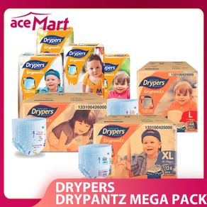[Carton Deal] Drypers Drypantz and Mega Pack Diapers M/L/XL/XXL Size