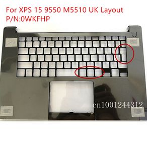 New Original For Dell XPS 15 9550 Precision 5510 M5510  UK Palmrest Upper Case Keyboard Bezel Cover 0WKFHP