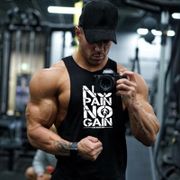 New Brand clothing Bodybuilding and Fitness Stringer Tank Top Men Muscle Singlets Sleeveless Shirts Cotton Workout Tanktop