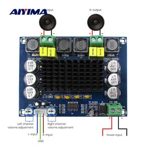 TPA3116 5.1 Digital Sound Amplifier Audio Board Amplificador 50Wx4 100Wx2  Speaker PowerAmplifier DIY 5.1 Home Theater 