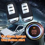 KROAK Car Alarm SUV Keyless Entry Remote Engine Start Alarm System Push Button Remote Starter Stop Auto Car Security Accessories