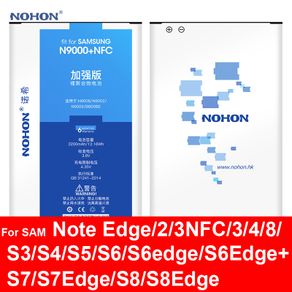 Nohon Battery For Samsung Galaxy Note 3 2 8 Edge 4 Note3 B800BE S3 S4 S5 S6 S7 S8+ S9+ S10 Plus Edge Note8 Note4 For SAM Battery