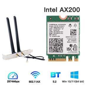 Comfast 3000Mbps Dual band Wifi 6 Intel AX200 PCI-E 1X Network Card