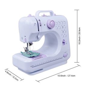 【SG Stock】 Portable mini sewing machine 505A Electric Mini Home Use Sewing Machine Hand Sewing