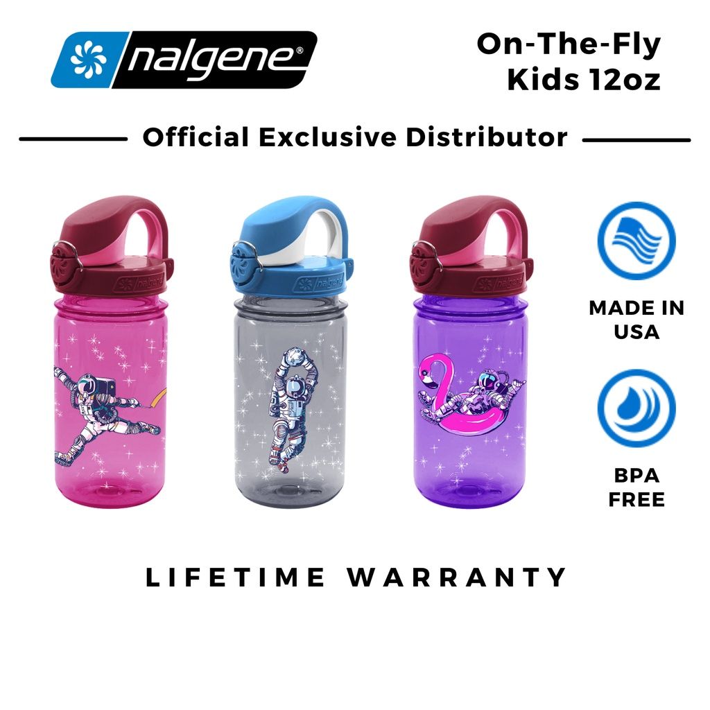 Nalgene Kids Otf Bottle, Pink, 12 oz