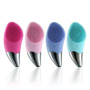 Electric Facial Cleansing Brush Silicone Sonic Face Cleaner Deep Pore Cleaning Beauty Skin Massager Face Cleansing Brush Device