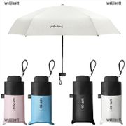 weijiaott Mini 5 Folding Compact Super Windproof Anti-UV Rain Sun Travel Umbrella Portable