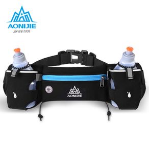 AONIJIE E834 Sport Running Waist Pack Marathon Cross-country Trail Running Bag Lightweight Hydration Belt Water Bottle Hip Bag