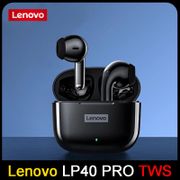 Original Lenovo LP40 Pro TWS Earphones Wireless Bluetooth 5.1 Microphone Sport Noise Reduction Headphones Touch Control 250mAH