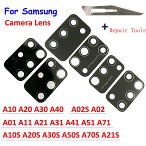 Rear Camera Lens For Samsung A01 A11 A21 A31 A41 A51 A71 A10S A20S A30S A50S A70S Glass Lens Back Camera Glass Replacement Tools