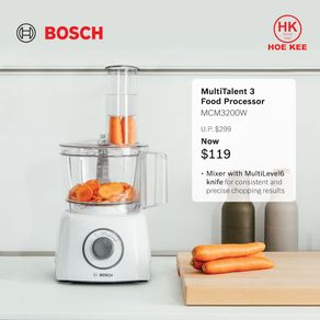 Bosch Compact Food Processor MCM3200W