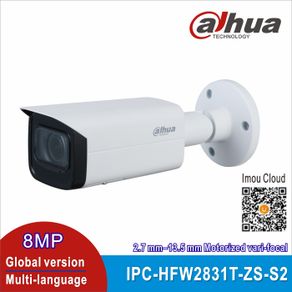 Free shipping Dahua 8MP IP Camera IPC-HFW2831T-ZS-S2 Bullet Network Camera IR 60m Motorized vari-focal 2.7 mm–13.5 mm lens