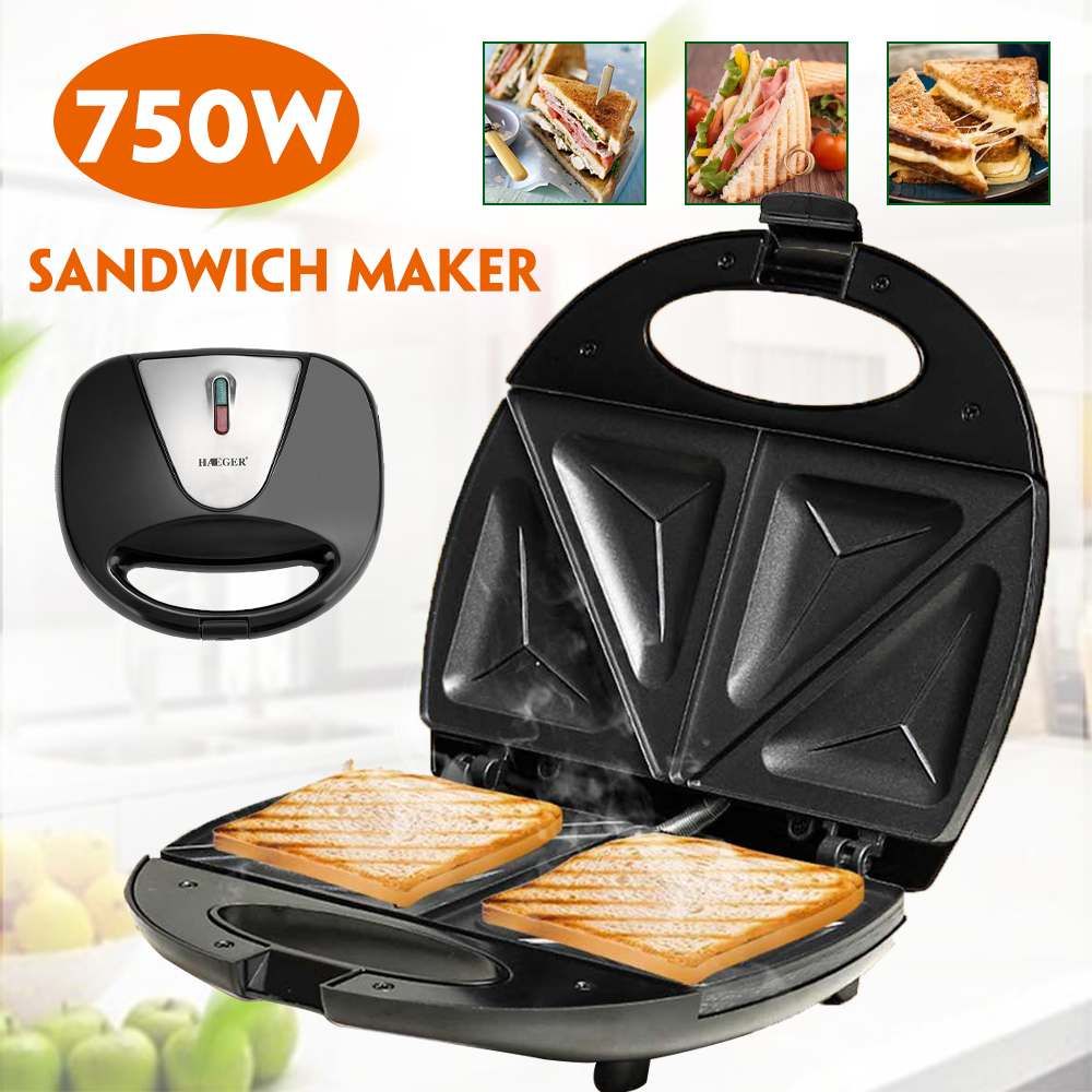 DMWD Home Mini Panini Sandwich Machine 220V Electric Griddle