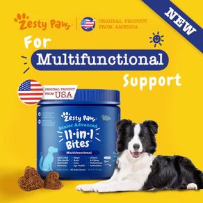 Zesty Paws, Aller-Immune Bites for Dogs, All Ages, Peanut Butter Flavour,  90 Soft Chews : : Pet Supplies