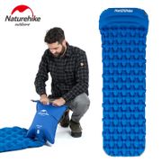Naturehike Sleeping Pad With Pillow Air Bag New Hand Press Inflating Camping Mattress Ultralight Outdoor Hiking Tent Mats