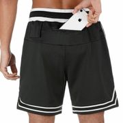 Men's Shorts Summer Gym Fitness Men Bodybuilding Workout Quick dry Loose Short Pants Male Running Bermuda Casual Beach Shorts