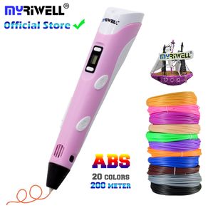 Myriwell 3D Pen DIY 3D Printer Low Temperature 3d Printing Pen