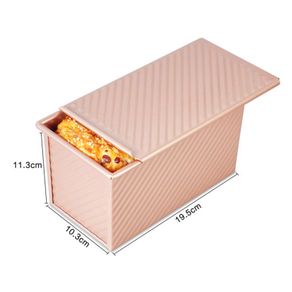 Non-stick Loaf Mold Cake Bread Baking Toast Box Case with Lid Aluminum Alloy