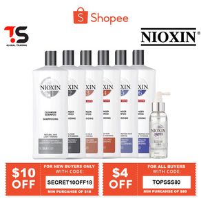 Nioxin Cleanser Shampoo / Conditioner 1000ml / Scalp Treatment 100ml / Booster - System 1-6