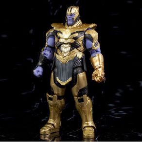 New Avengers Marvel 4 Endgame SHF Thanos PVC Action Figure Collectible Model Toy 18cm