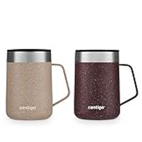 Contigo® Stainless Steel Vacuum-Insulated Mug with Handle and Splash-Proof  Lid, Bubble Tea, 14 oz