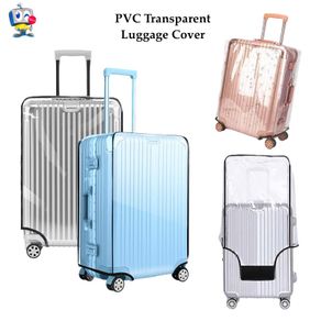 PVC Transparent Luggage Cover Suitcase Protector Waterproof