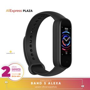 Amazfit Band 5 smart bracelet, heart rate Sports Tracker with Color screen, water resistant with Alexa