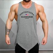 Muscleguys Brand fashion cotton fitness sleeveless shirts Bodybuilding tank top mens singlet workout clothing gyms Stringer vest