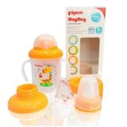 MagMag All In One Set (4Steps) & Straw Refill Bundle (Authentic) Pigeon MagMag Baby Training Cup Nursing Spout Straw Cup