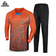 Hot Brand Men's Soccer Goalkeeper Jersey Football Sets Goal Keeper Uniforms Suit Training Pants Doorkeepers Shirt Short Kit